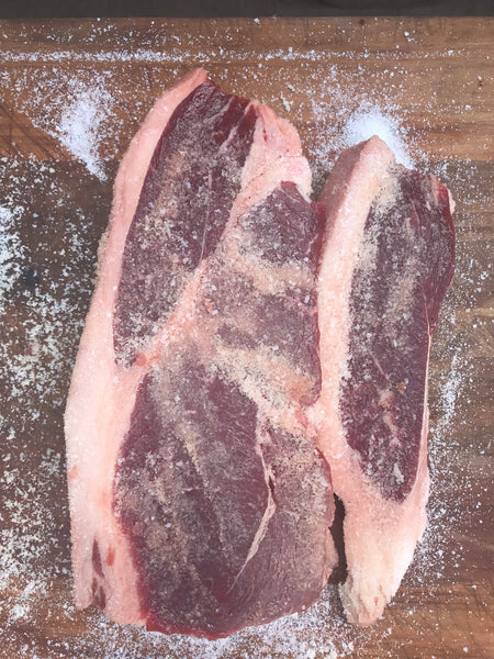 Ribeye Steak Carving & Wood Fired Cooking + DINNER