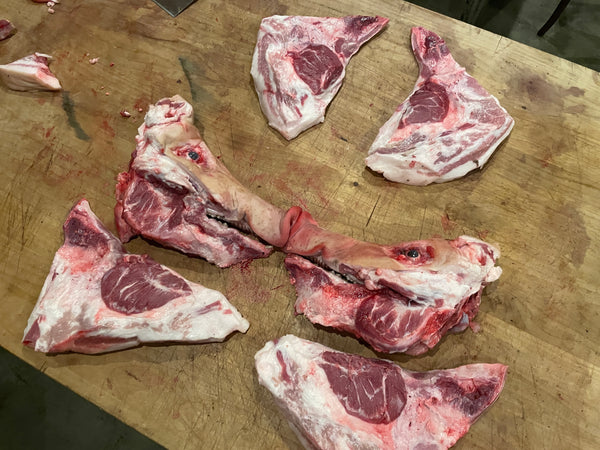 Guanciale Making